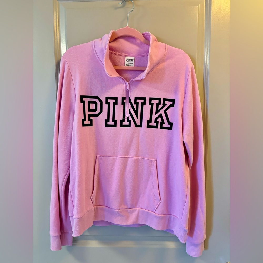 VS PINK Quarter Zip Size XL